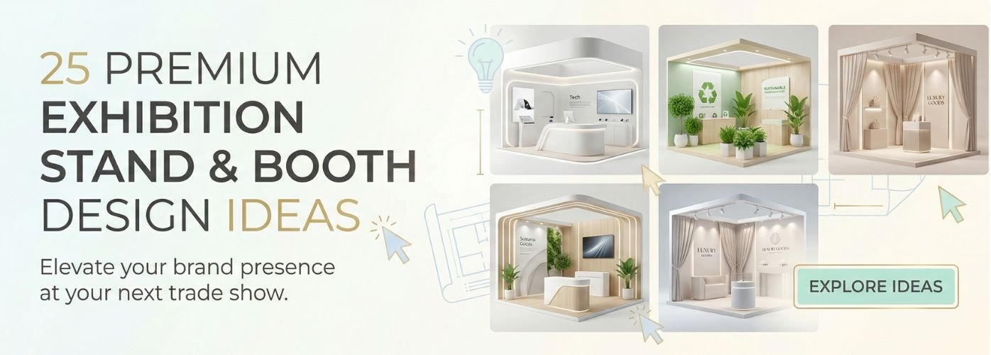 25 Exhibition Stand or Booth Design Ideas